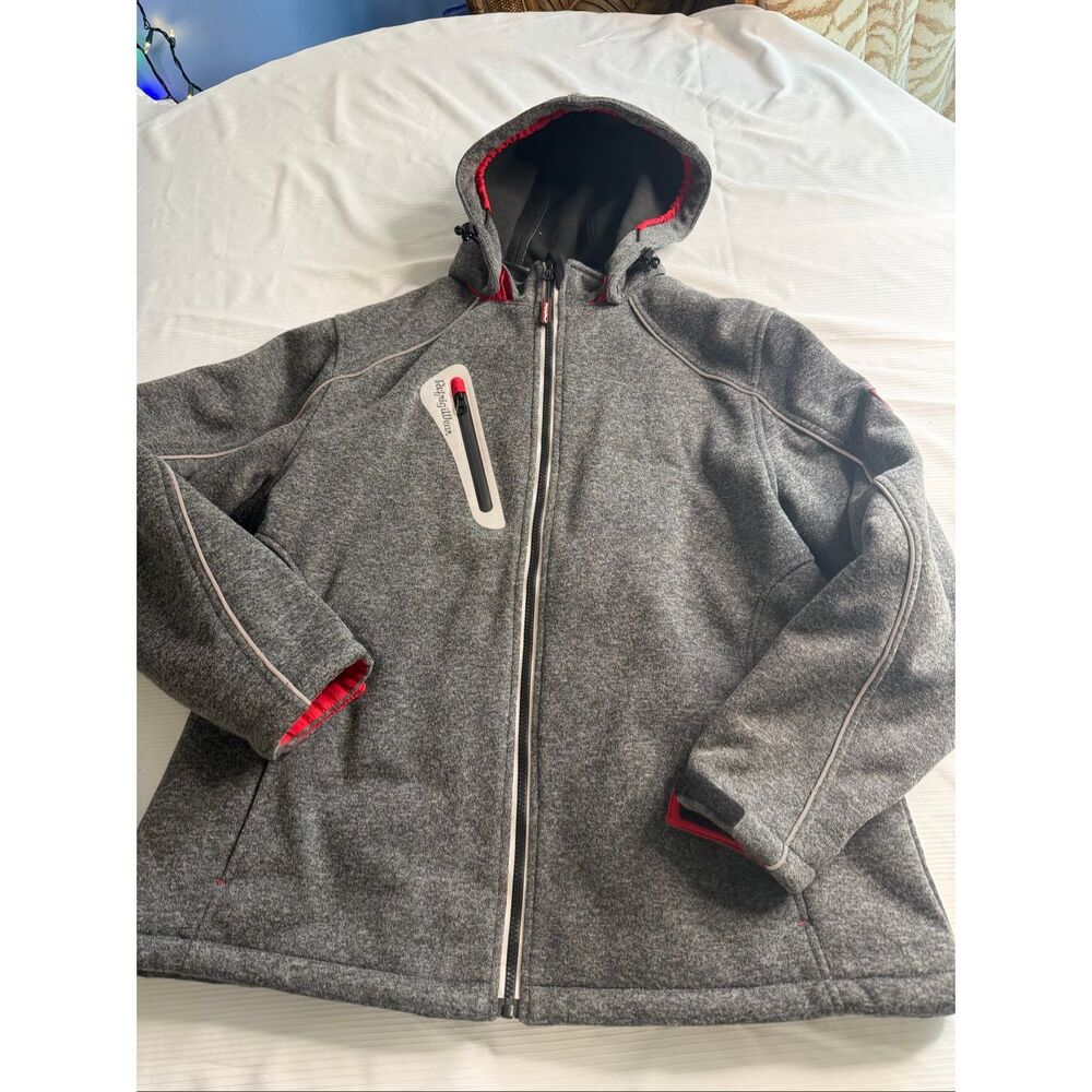 RefrigiWear Women's Extreme Sweater Grey Jacket Size XL